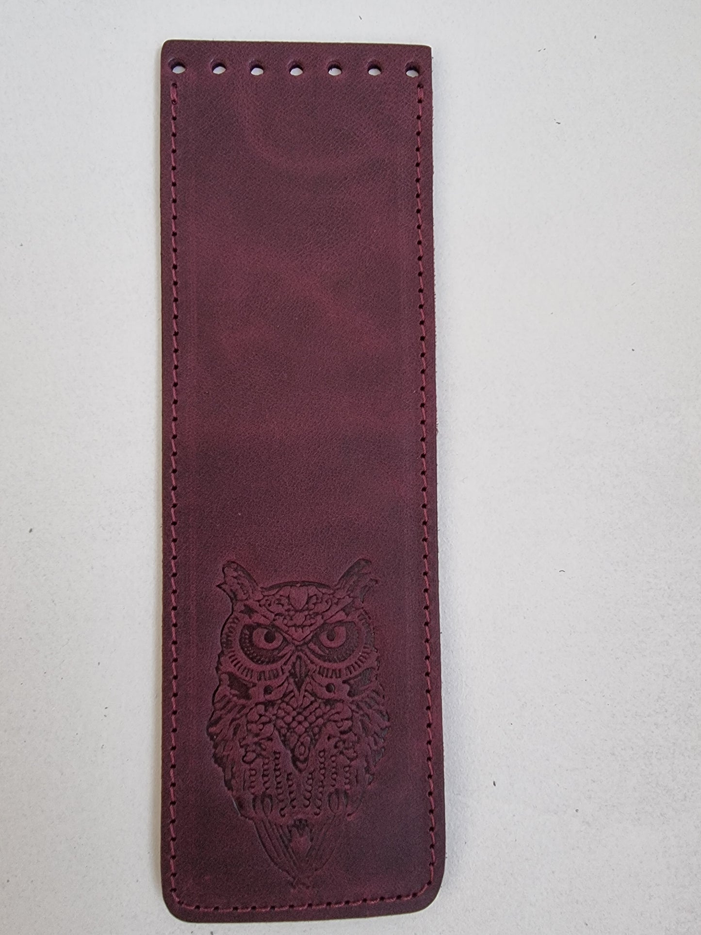 Burgundy narrow flap