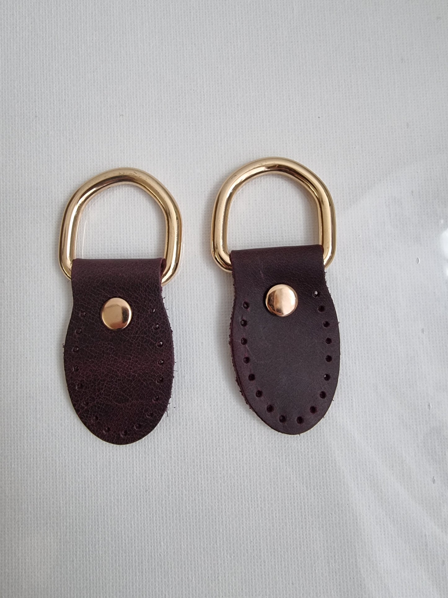 Burgundy loops