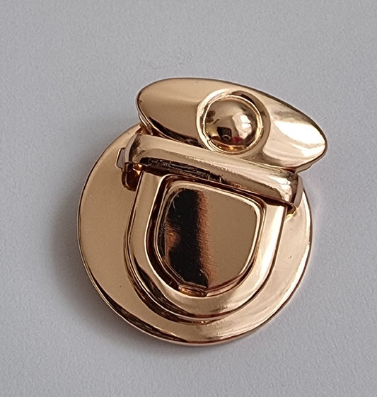 Golden-Tone Metal Lock Clasps