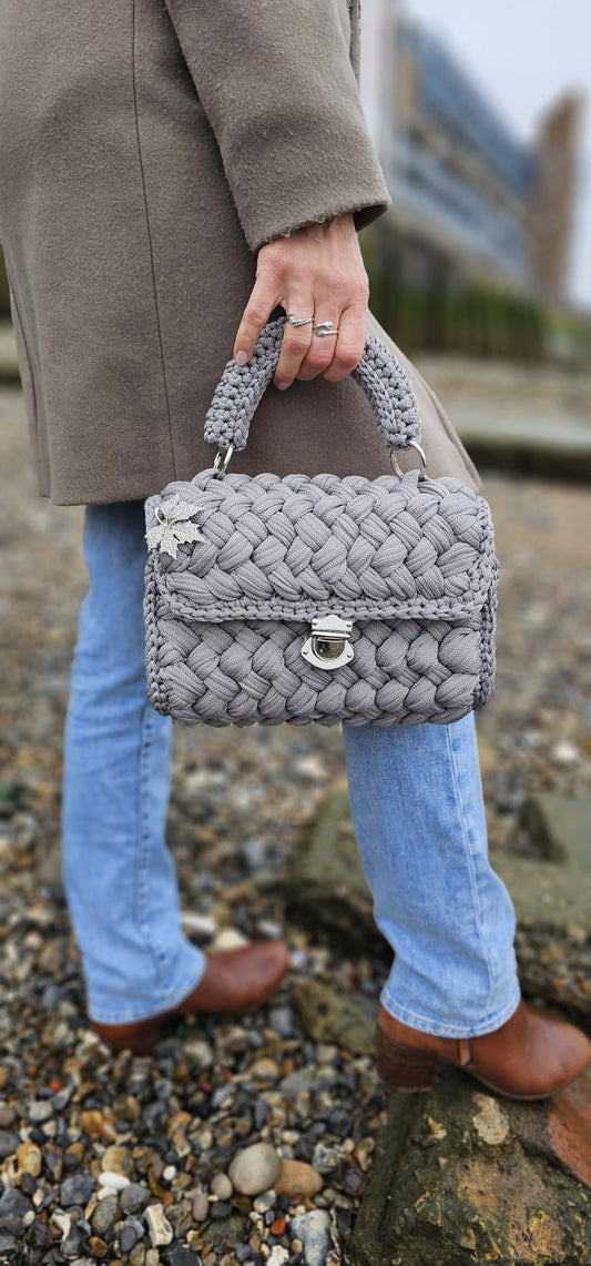 Grey purse