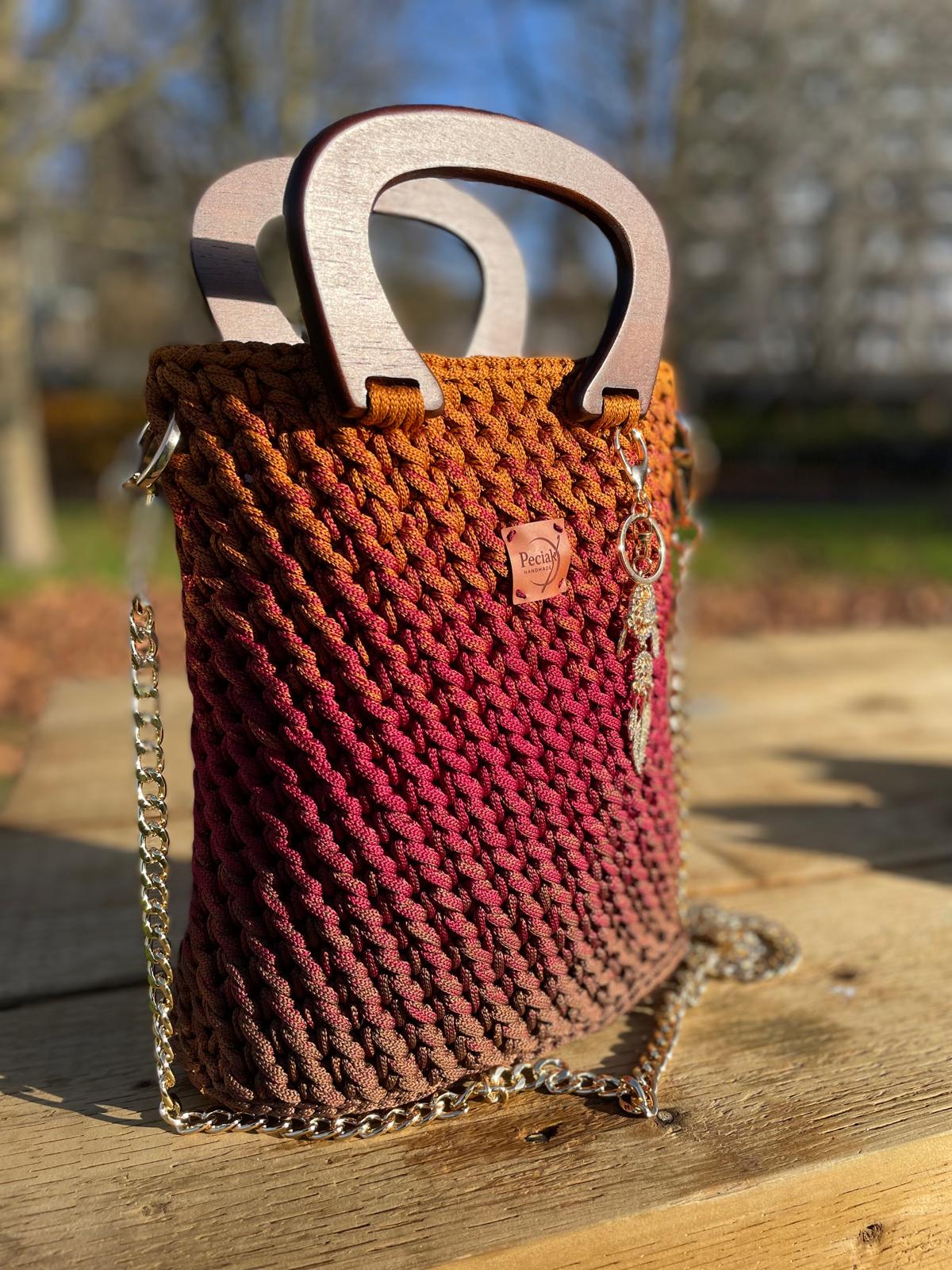 Ombre basket bags