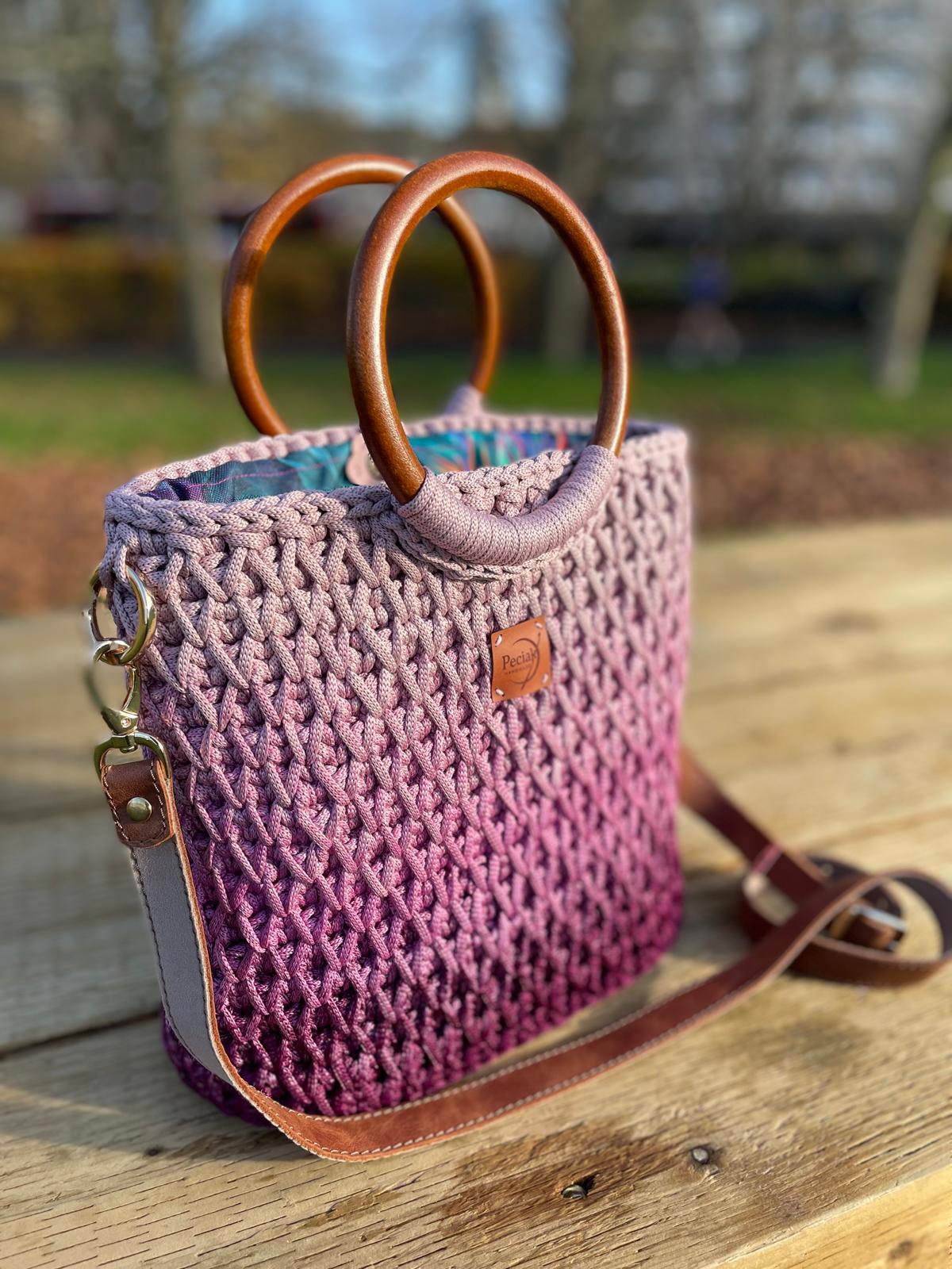 Ombre basket bags